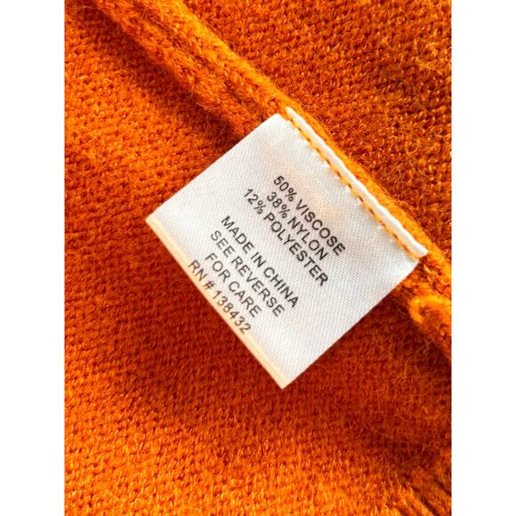 Modcloth Snuggly Variety Oversized Long Cardigan Sweater Orange Size Medium - Picture 10 of 13